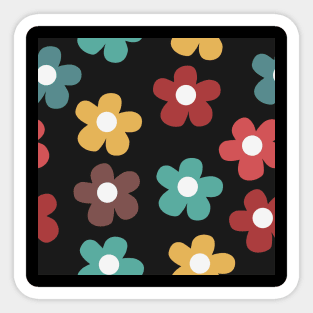 Abstract Flower Sticker